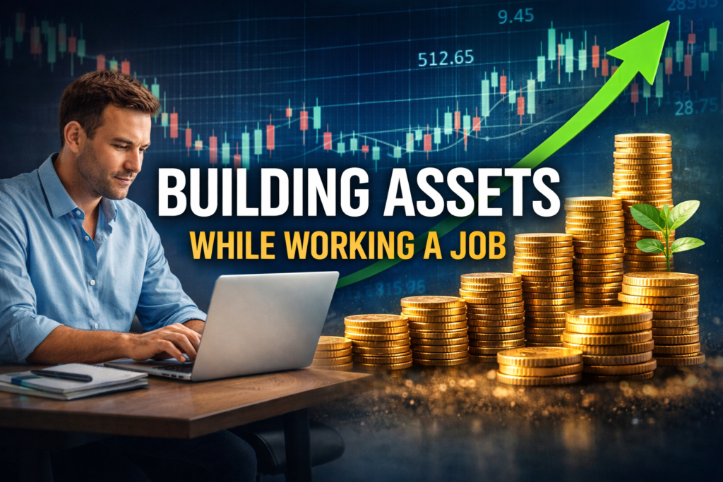 build assets while working a job financial strategy